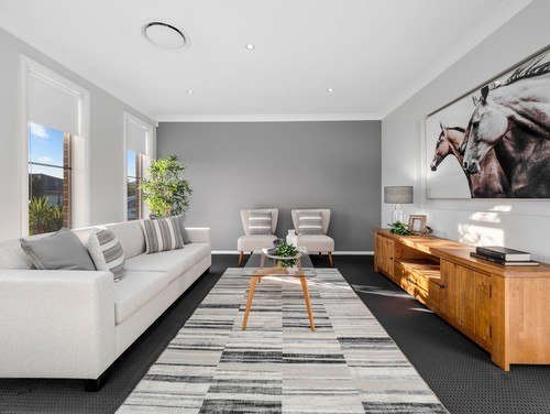 Choosing Carpet Colour For Interior, Living Room With Dark Grey Carpet