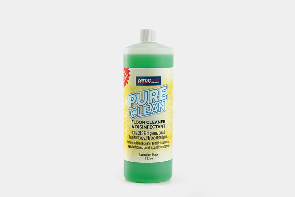 Container of Pure Clean Floor Cleaner & Disinfectant